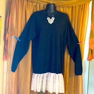 BRANDINI LE COLLEZIONI Cashmere Sweater Dress-Size Med